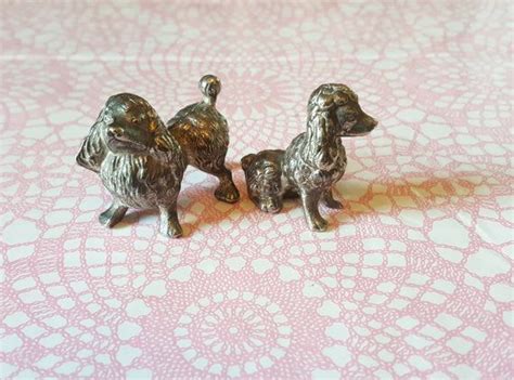 vintage small metal brass box with poodle|Vintage Brass Poodle .